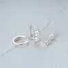 Europeo y Americano AliExpress Venta Caliente Aretes Redondos Pequeños con Diamantes Hebilla de Oreja Clavo de Oreja INS Tendencia Estilo Frío Pendientes Pendientes Pendientes