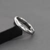 Anillo "Siete Virtudes" Moda para Hombre Personalidad Diseño Nicho Sentido Simple Anillo de Dedo para Hombre Joyería