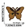 Mil Vitórias Novo Tecido Colorido com Bordado de Borboleta Patch Decoração de Borboleta Desenho Animado Patch para Roupa Jaqueta Puffer Termocolante Em Estoque