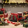 Suministro Transfronterizo de Cintas Navideñas con Estampado Dorado, Decoraciones Festivas, Cintas Impresas de Copos de Nieve, Impresión de Regalos y Cintas de Terciopelo de Copos de Nieve