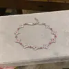Pulsera con Colgante de Doble Capa de Circonita Estilo Retro Francés con un Diseño Único, Minimalista y Lujosa, Joyería Versátil