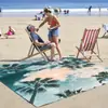 Esterilla de Playa Transfronteriza, Secado Rápido, Repelente al Agua, Esterilla Impermeable a la Humedad, Esterilla de Picnic al Aire Libre, Manta de Campamento