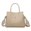 Bolsa Feminina 2024 Nova Alça Larga Bolsa Transversal Fashionável Versátil Bolsa para Mãe de Meia-idade Bolsa de Mão Feminina Simples