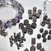 Aleación Negro Pistola Nuevo Estilo Chino Separador de Cuentas Material para Hacer Pulseras Pulsera Pulsera Collar Video Accesorios de Cuentas Sueltas