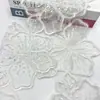Nuevos lentejuelas de flor encaje encaje vestido de novia falda puño decoración accesorios de ropa 14.5CM de ancho