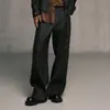 Conjunto de Moda para Hombre Estilo Retro Americano de Nicho Diseño Elegante Personalidad Genial Holgado Cómodo Chaqueta Pantalones