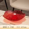 Nova Fruteira Luxo Leve Alto Valor Prato Uso Doméstico Sala de Estar Fruteira Transparente PET Plástico Grande Capacidade Fruteira para Frutas Secas