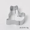 Molde para Galletas de Aluminio Estéreo de Dibujos Animados Molde para Galletas de Guante Molde para Hornear Molde para Pastel de Piña Molde para Galletas de Navidad