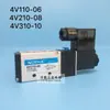 Válvula Solenoide NORHA 4V110-06/4V210-08/4V310-10/4V410-15 Válvula de Control Direccional Cinco Vías Dos Posiciones