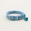 Nuevo Collar de Perro Casual Tejido de Color Collar para Perro Collar para Gato Collar con Cascabel Collar Collar Collar Tienda de Fábrica
