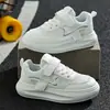 Zapatillas Deportivas Blancas Transpirables Little Yellow Duck para Niños y Niñas, Zapatos Casuales de Malla Blanca para Estudiantes