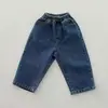 Jeans para Niños 2026 Otoño Nuevo Estilo Unisex Bebé Multicolores Pantalones Casuales Cintura Elástica Pierna Recta Suelta Pantalones Largos Modernos