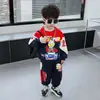 Traje Clásico de Ultraman para Niños de Primavera y Otoño Estilo Coreano Conjunto Deportivo de Dos Piezas para Niños Ropa Elegante para Bebés