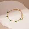 Pulsera de árbol de la vida con estrellas de cintura pequeña diseño de nicho personalidad pulsera joyería de lujo ligero alta gama venta al por mayor