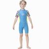 Traje de baño para niños Kidsren de 2.5 mm, Traje de buceo, Traje de baño de una pieza para niños, Traje de baño para niños talla mediana y grande, Traje de buceo R002, Mangas largas engrosadas