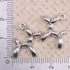 Aleación de Zinc Transfronteriza Plata Antigua Hueco Serie Hueso de Perro Pequeño Colgante Accesorios para Joyería DIY Colgante de Collar