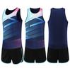Nueva ropa de atletismo, traje de entrenamiento para hombres y mujeres, chaleco y pantalones cortos para maratón, secado rápido, ropa deportiva para equipos de competición.