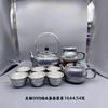 Olla de Plata Dian Gong Tang Patrón Li Olla de Plata Esterlina Pie de Olla de Plata Tetera de Plata Hecha a Mano para el Hogar Una Olla Un Certificado Tetera de Plata Tetera para Remojar