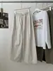 Pantalones anchos de pierna curva de algodón Lyocell Tencel estilo retro japonés para mujer, versión coreana otoño 2026, pantalones casuales petite cropped