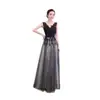 Nuevo Estilo de Verano para Mujer Vestido de Noche Digno y Elegante para Dama Anfitriona Delgado Largo Ajustado
