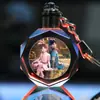 Chaveiro Personalizado com Gravação de Logo Cristal Luminoso Presente com Luz Doze Constelações Presente de Aniversário Lembrança