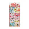 Pegatinas de animales lindos tipo caramelo de cristal, 3D en relieve, hechas a mano, educativas, para niños, adecuadas para álbumes de recortes y fundas de teléfono