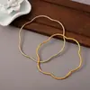 Placket metálico retro transfronterizo 100 mm pasador creativo en forma de ola anillo de contrapresión accesorios chapados a mano diy