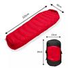 Saco de Dormir Tipo Momia de Nailon de Terciopelo Impermeable y Antiperforación Personalizable Oem para Camping al Aire Libre de Pluma de Ganso y Plumón de Pato
