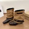Botas de locomotora Datong Weiji botas cortas nuevas hebilla negra moda pierna ancha retro 2026 botas mujer punta cuadrada bonitas