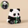 Novos Blocos de Construção de Panda para Crianças, Blocos de Construção de Partículas Micro em Formato de Flor, Brinquedos Educativos de Montagem, Brinquedos de Presente Venda por Atacado