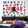 Tela Colgante de Fondo Jordan de la NBA Decoración de Dormitorio Habitación Decoración para Amantes del Baloncesto Habitación Tela Colgante Fea Tela de Fondo