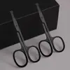 Tijeras para recortar cejas, recortador de vello de nariz y cejas, de acero inoxidable, para belleza, maquillaje de pestañas, pequeñas tijeras, artefacto especial para recortar cejas.