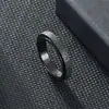 Anel Giratório Fosco de 4mm Anel para Dedo Indicador Anel de Cauda Única Estiloso Moderno Moda Joias Atacado para Homens e Mulheres