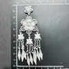 Accesorios de imán para refrigerador de la etnia Miao, piezas estilo chino de fénix y mariposa imitación plata, estilo étnico de plata Miao de nicho, pavo real, área escénica de Guizhou