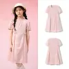 Faldas para Niñas y Vestidos Infantiles Balabala Colección de Verano 2025 para Niños Mayores con Lazo, Dulce y a la Moda