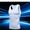 Venta Caliente Transfronteriza Chaleco Casual Estilo Americano para Hombre Ajustado Baloncesto Fitness Deportes Capa Base Running Entrenamiento Alta Elasticidad Sin Mangas