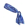 Diadema Deportiva Absorbente de Sudor Transfronteriza Europea y Americana para Hombres y Mujeres, Cinta para el Cabello de Ciclismo y Running, Pañuelo para la Cabeza Estampado, Banda de Sudor Refrescante de Seda de Hielo