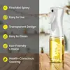 Botella Atomizadora de Aceite de Cocina de 200ml Atomizador Neumático de Aceite de Oliva para Cocinar Dispensador de Aceite en Spray para Fitness Barbacoa