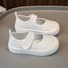 Nuevos zapatos casuales de lona para bebé de niño y niña, primavera y otoño, suela suave, velcro, zapatos para niños, transpirables, antideslizantes, verano
