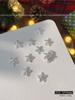 Enfeites de unha de floco de neve de natal, liga de ouro e prata, diamante, luz de flash requintada, ornamentos de armadura de luxo para uso no atacado