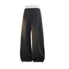 Calça Cargo Wide-Leg Americana de Fábrica Transfronteiriça para Homens Nova Coleção Primavera e Outono 2025 Marca Casual Tendência Perna Reta Solta Calça Esportiva