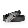 Cinturón para Hombre Casual de Negocios Doble Línea Hebilla Automática Cinturón Hebilla de Hierro Láser Cinturón para Pantalones Suministro Transfronterizo