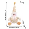 Figuras de Santa Claus y Muñeco de Nieve Transfronterizas, Adornos para Árbol de Navidad, Muñecos de Renos Navideños, Decoraciones para Escaparates