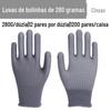 Luvas Adesivas Anti-Derrapantes e Resistentes ao Desgaste para Proteção do Trabalho
