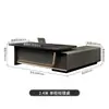 Mesa de escritório de designer de ponta, mesa executiva, mesa grande luxuosa para chefes, mesa de gerente, mesa de CEO, escritório de gerente