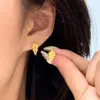 Novos Brincos de Folha Estilo Chinês para Mulheres 2024 Novos Brincos Populares Luxo Acessível Nicho de Ponta Retro Exquisitos Brincos