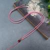 Nuevo collar tejido a mano con cuerda de jade, colgante de joyería, cuerda de algodón fina, colgante de jade, cordón para hombres y mujeres, venta al por mayor