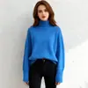 Suéter de Cuello Alto Tejido para Mujer, Ropa Exterior de Otoño e Invierno, Nuevo Estilo 2026, Prenda Interior Retro Relajada, Camiseta Básica Tejida a la Moda para Mujer