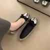 Primer Encuentro Lazo Ji Nudo Tacón Oculto Bloque de Color Zapatos Planos Slip-on Primavera 2026 Nuevos Bailarinas de Corte Bajo Punta Cuadrada