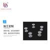 Hebilla de plástico transparente hebilla de dos piezas hebilla de plástico madre e hijo hebilla de plástico para papelería adornos de rueda de la fortuna accesorios de hebilla fija
